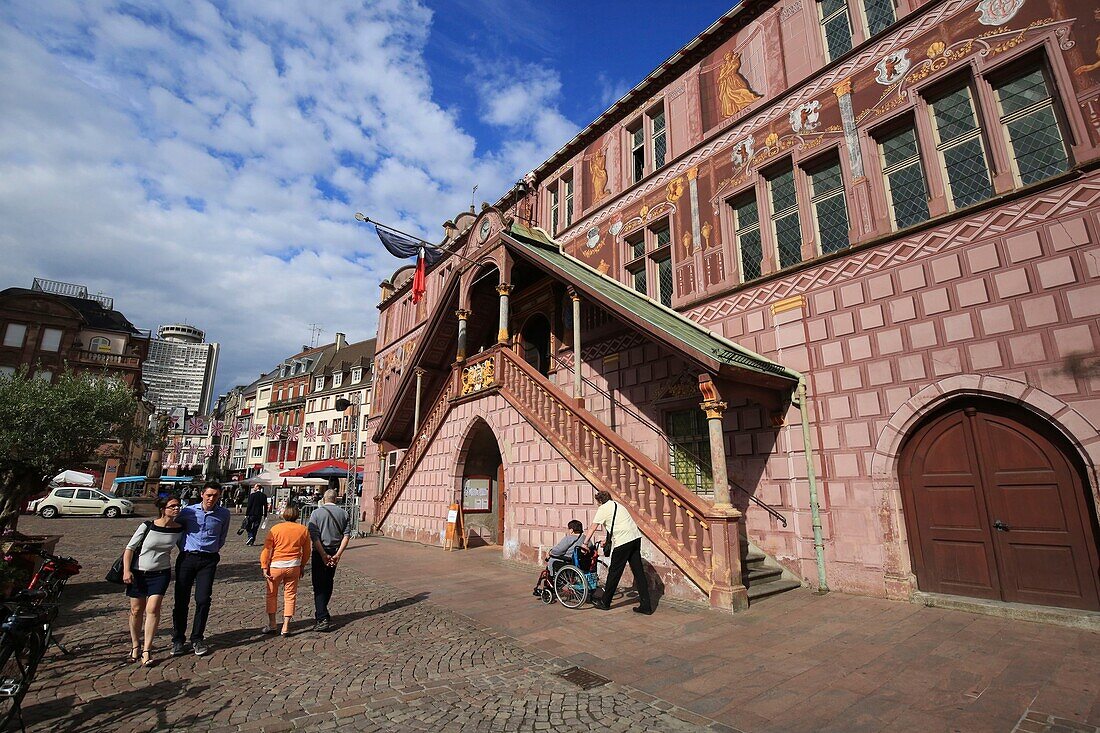 France,Haut Rhin,Mulhouse,Place de la Reunion,The old Town Hall