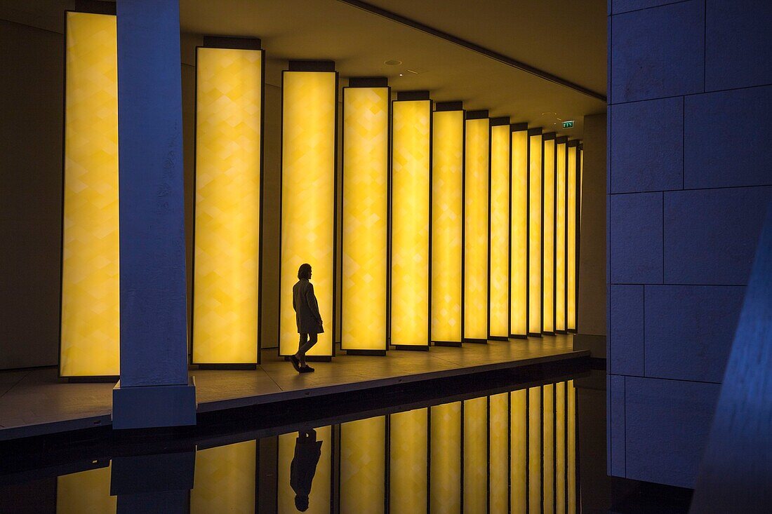 Frankreich,Paris,Bois de Boulogne,die Stiftung Louis Vuitton des Architekten Frank Gehry,das Werk Inside the horizon,2014,von Olafur Eliasson