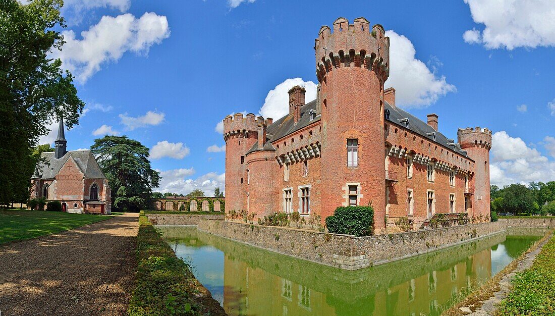 France,Eure et Loir,the castle of Villebon