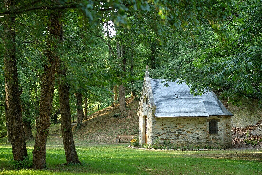 France,Ille et Vilaine,La Chapelle-de-Brain,chapel Sainte-Mélaine