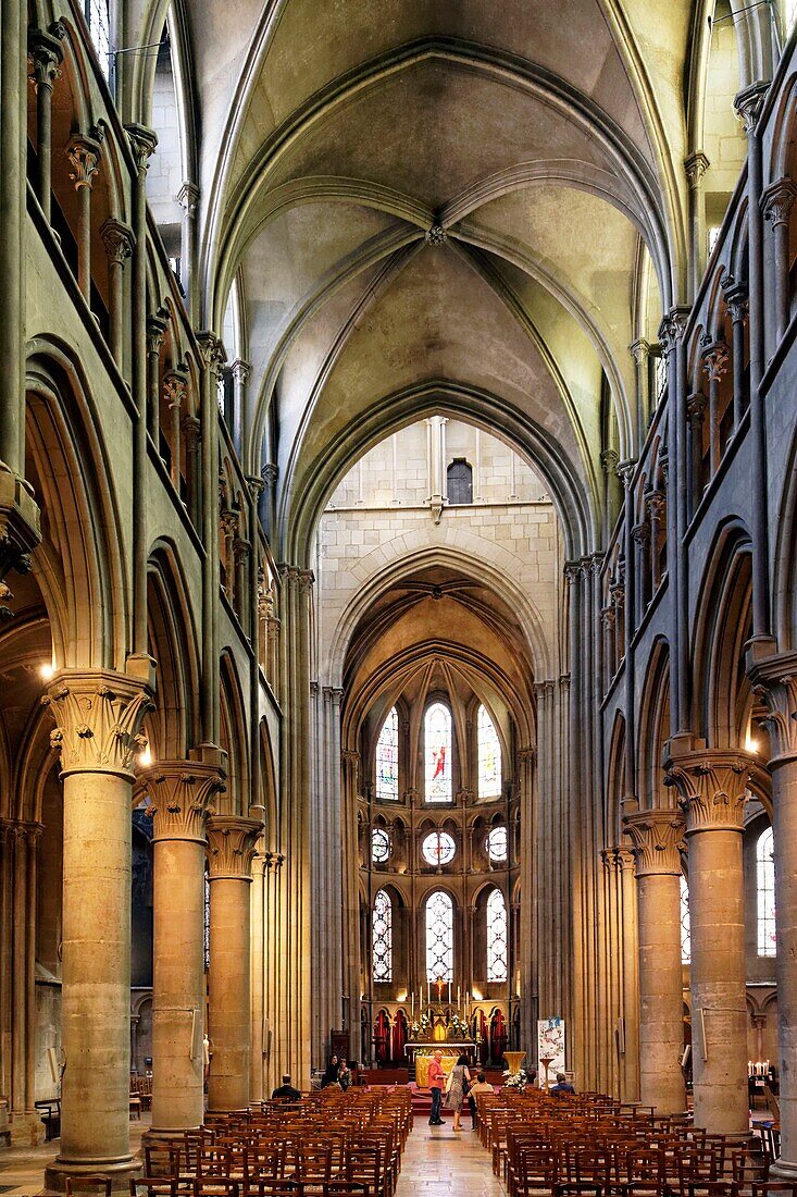 Frankreich,Cote d'Or,Dijon,Welterbe der UNESCO,Kirche Notre Dame