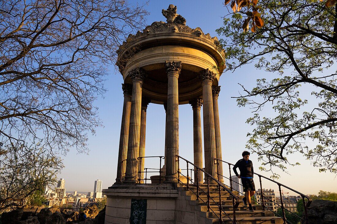 Frankreich,Paris,der Park der Buttes de Chaumont,das Belvedere oder der Tempel von Sybil