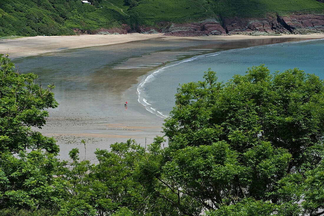 Freshwater East. One of the most beautiful beaches in Britain. Pembrokeshire. Wales. Cymru. UK. United Kingdom.