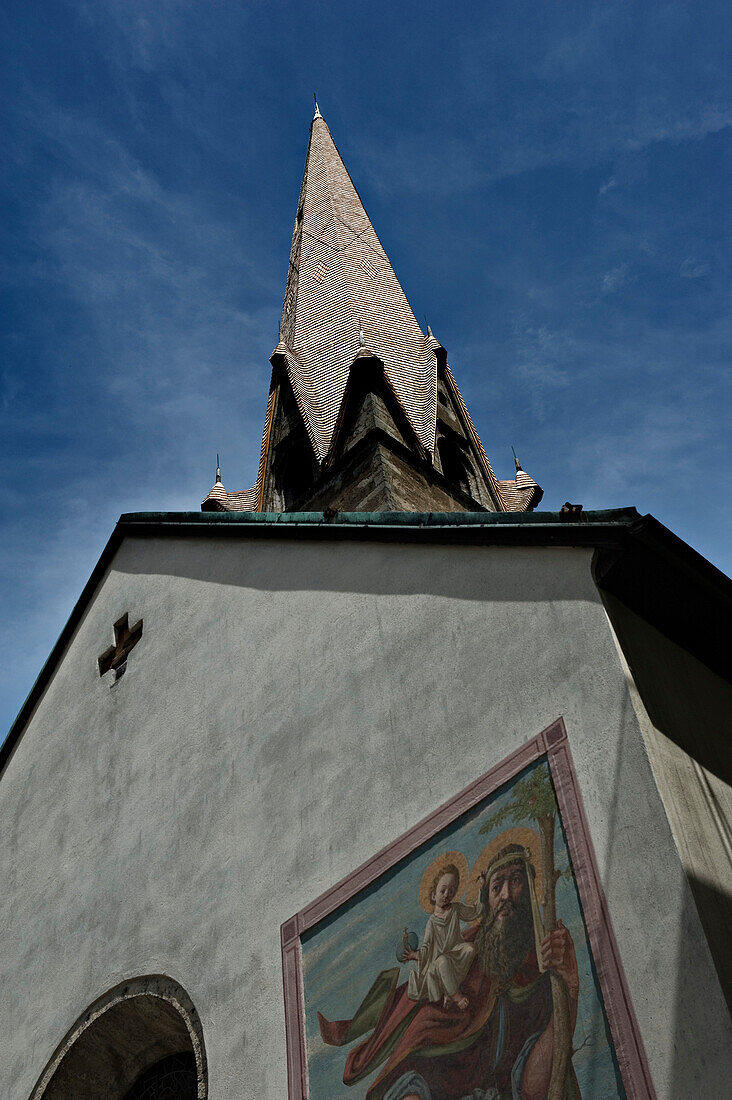 St. Katharinen-Kirche. Kitzbühel. Tirol. Österreich.