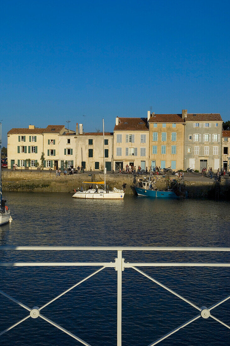 Frankreich,Hafen von Saint Martin-de-Re auf der Ile de Re, Poitou-Charentes