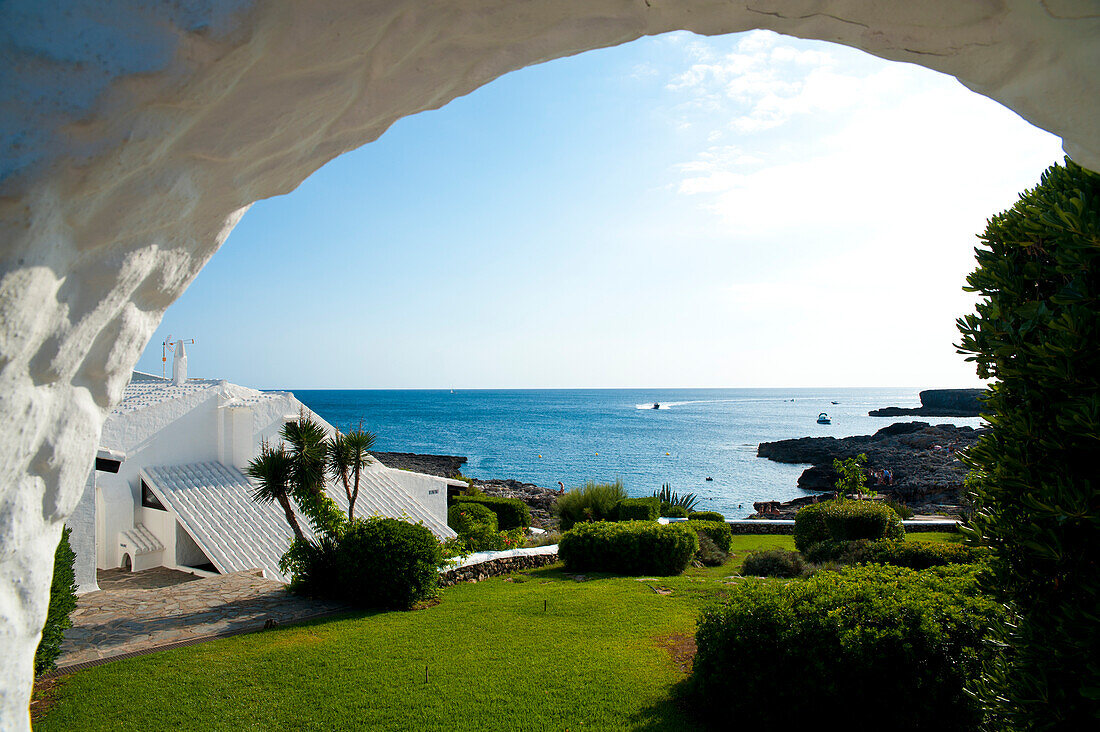 Häuser im Dorf Binibequer,Menorca,Balearische Inseln,Spanien