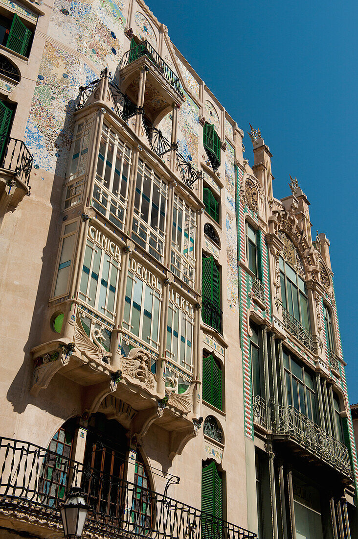 Spanien,Mallorca,Modernismo Stil Architektur Gebäude,Palma