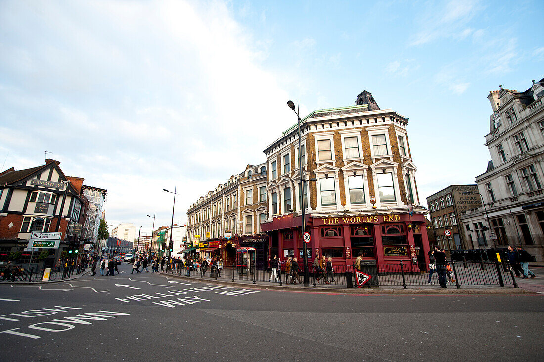 Music Venue And Bar The World's End In Camden,North London,London,Uk