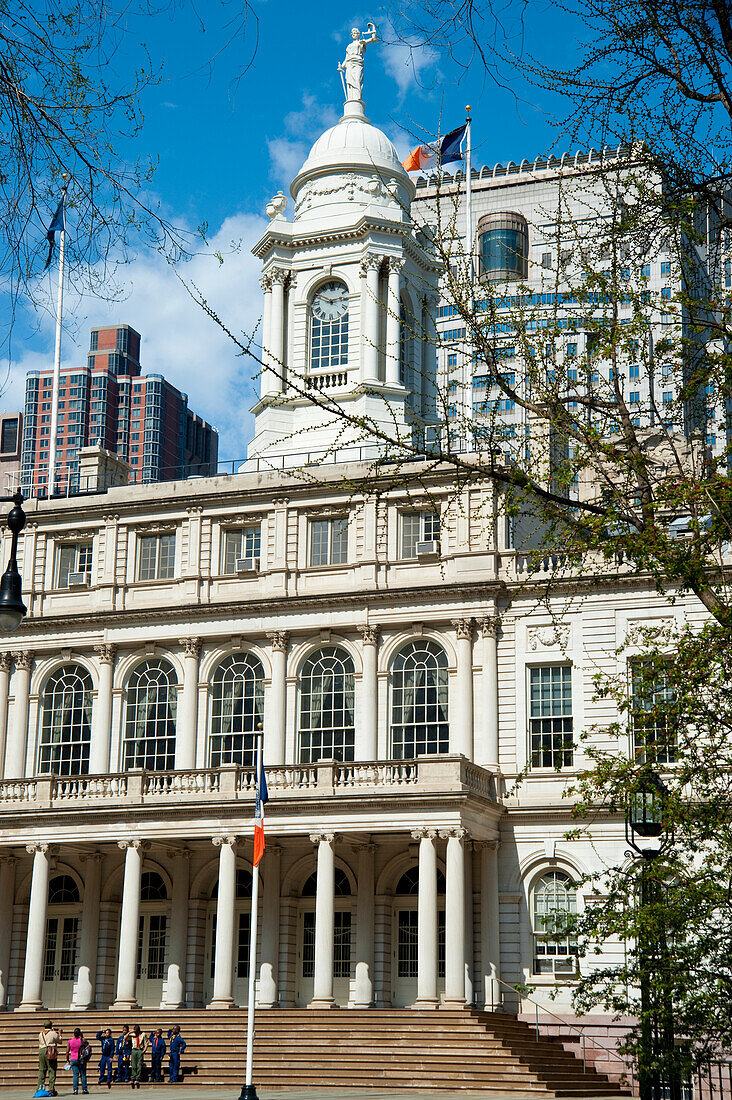 City Hall,Manhattan,New York,Usa