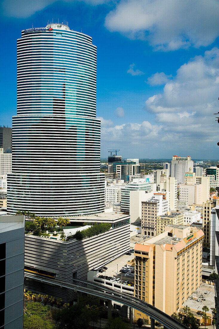 USA.,Florida,High rise buildings in Downtown,Miami