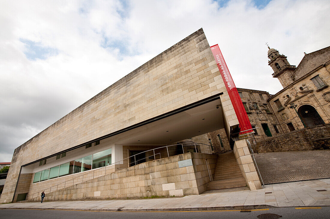 Museum für zeitgenössische Kunst in Santiago de Compostela, Galizien, Spanien