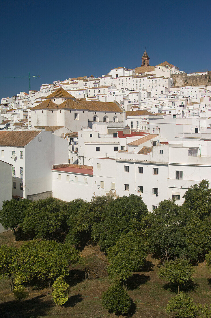 Spain,Small Town Sitting On Hillside,Andalucia