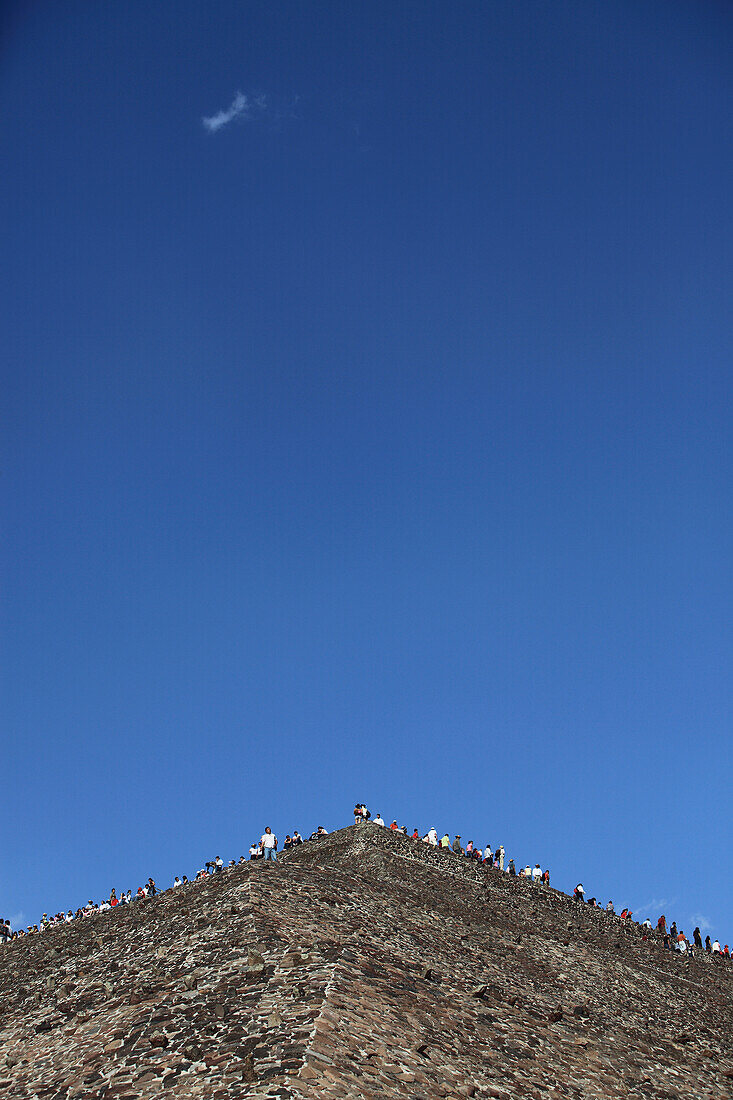 In der Nähe von Mexiko-Stadt, Mexiko, Teotihuacan Archäologische Stätte, Sonnenpyramide