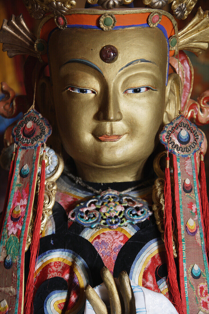 Mongolei,Erdene Zuu-Kloster,Kharkhorin,Buddhistische Statue