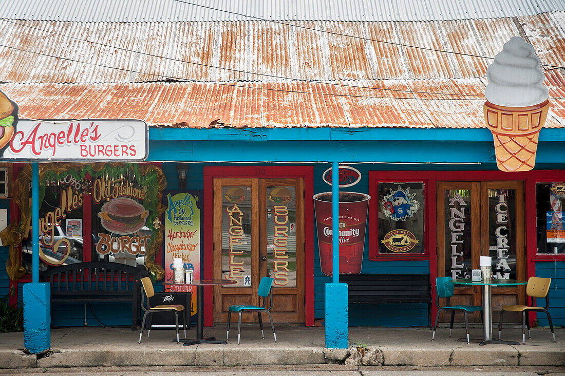 USA,Louisiana,Old village store,Breaux Bridge