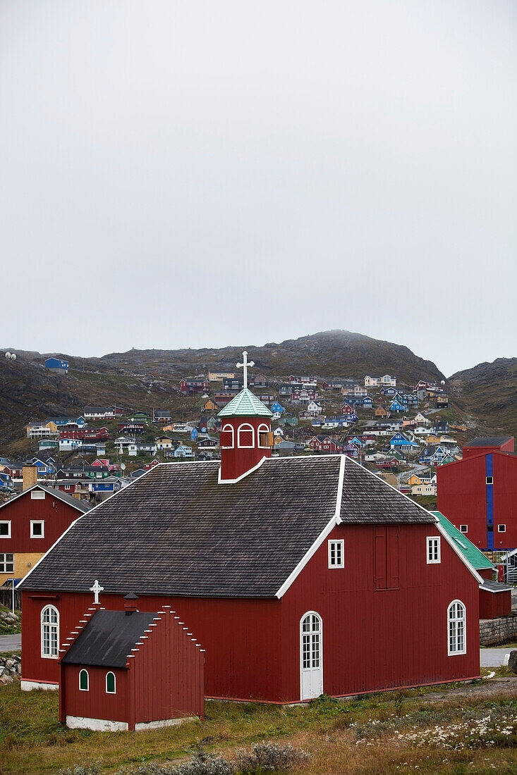 Dänemark,Grönland,Ländliche Landschaft,Qaqortoq (Julianehab)