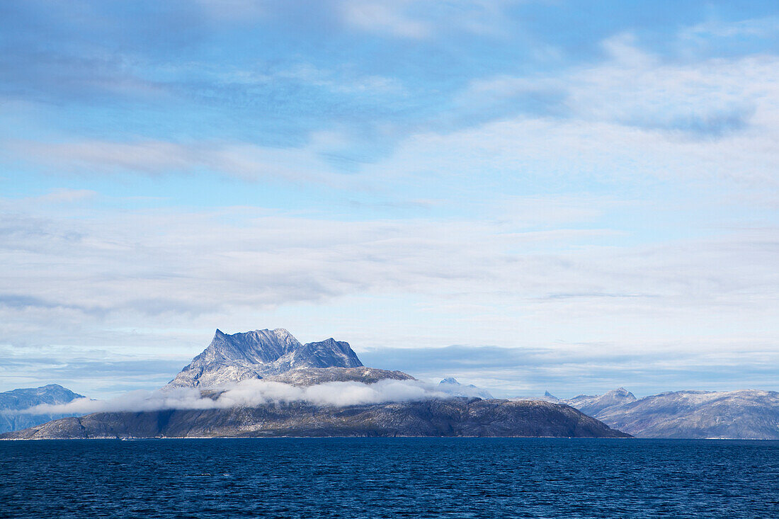 Denmark,Greenland,Views up fjord,Nuuk