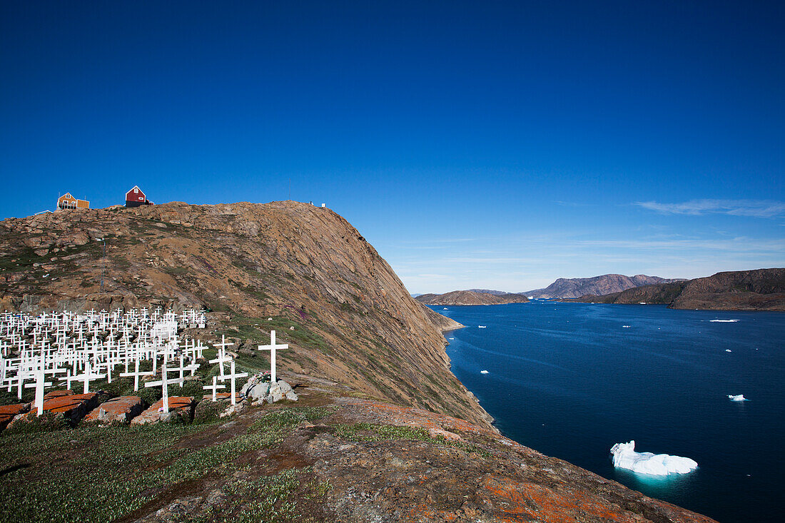 Dänemark,Grönland,Traditioneller Friedhof,Upernarvik