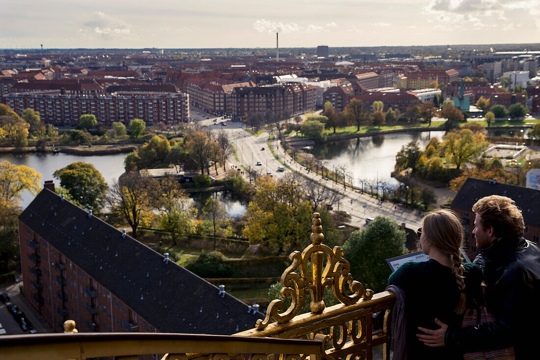 Denmark,Views from palladian dutch baroque style Our Saviour's Church,Copenhagen