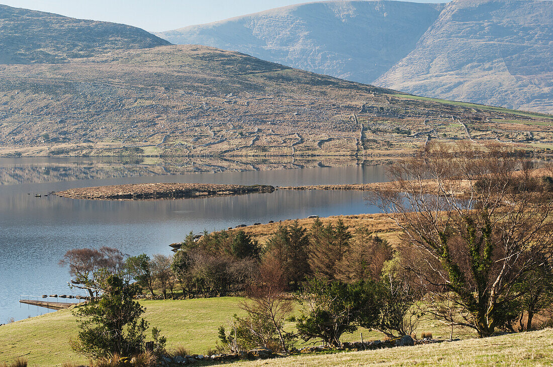 Cloonaghlin Lough,Iveragh Halbinsel,Grafschaft Kerry,Irland,UK