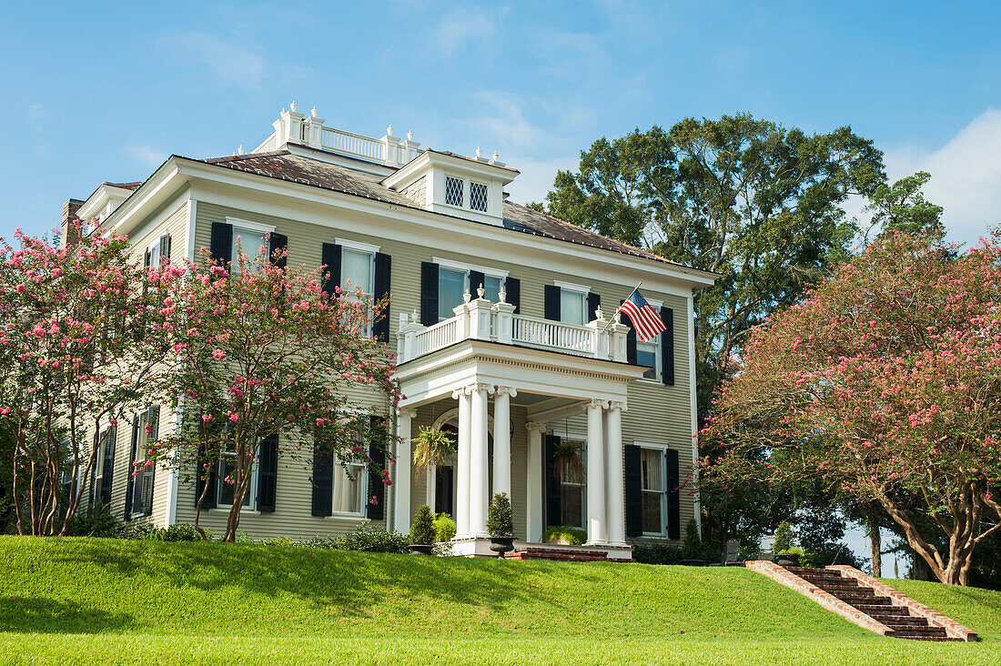 USA,Louisiana,Haus aus dem 19. Jahrhundert,St Francisville,Hillcroft
