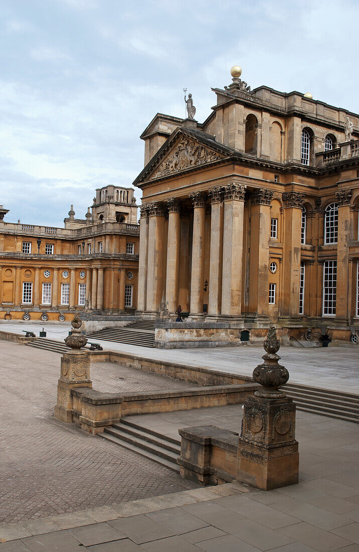 UK,England,Oxfordshire,Erbaut zwischen 1705 und 1724,Woodstock,sollte ein Geschenk an John Churchill sein,Blenheim Palace