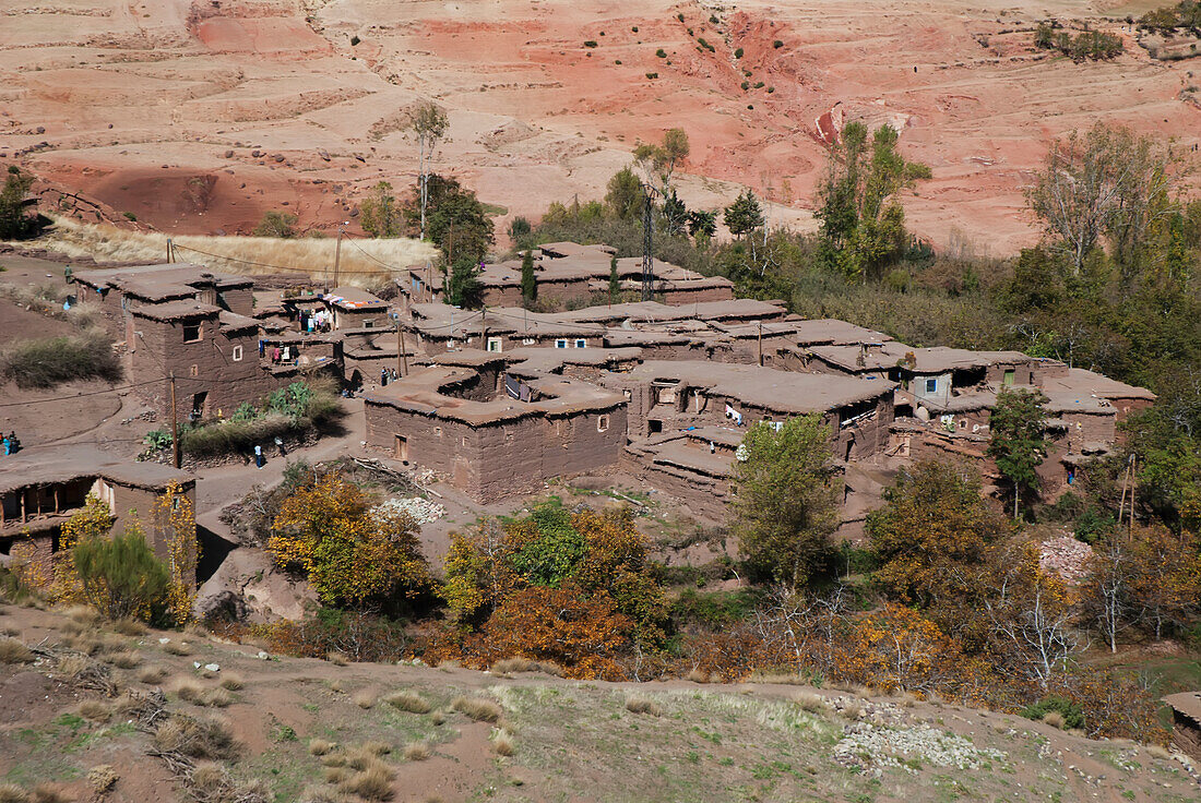 High Atlas,Morocco,Berber village