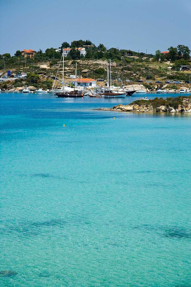 Greece,Halkidiki,Coastal view,Sithonia