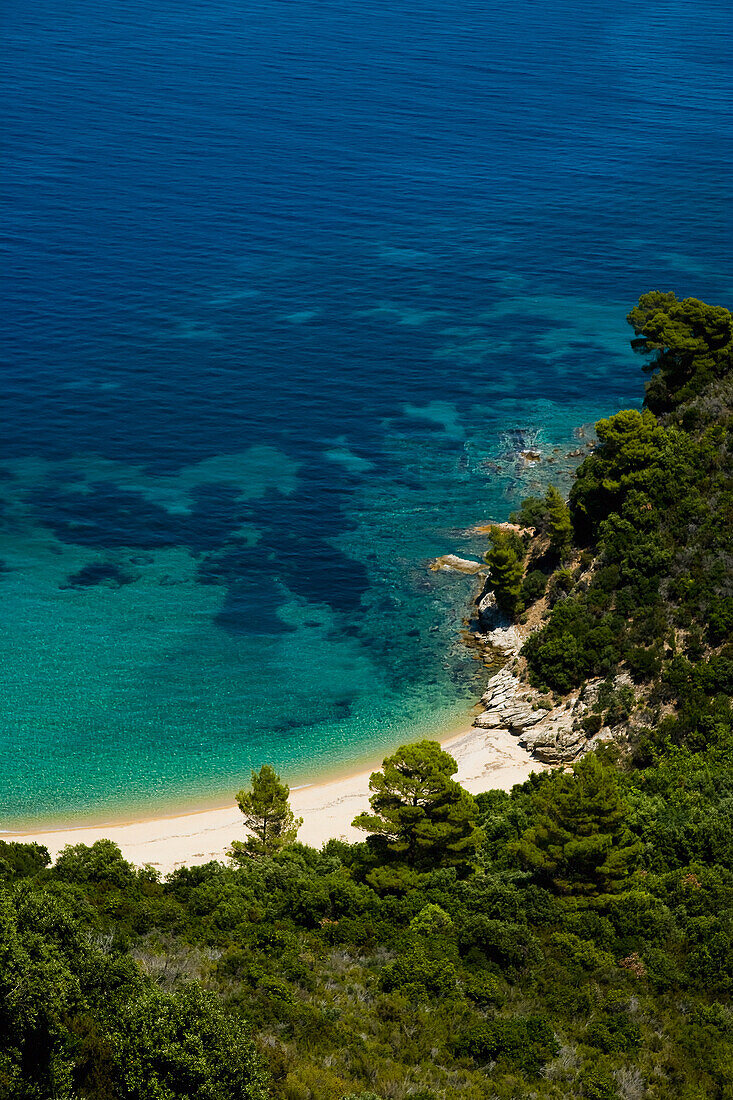 Griechenland,Chalkidiki,Idyllischer Strand,Sithonia