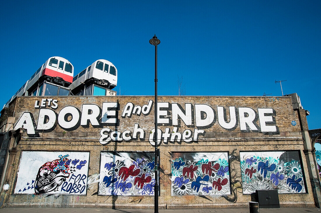 Vereinigtes Königreich,England,Straßenkunst in Shoreditch,London