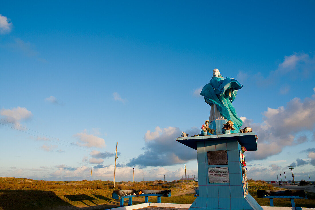 Statue in der Nähe des Casinostrandes, Rio Grande Do Sul, Brasilien