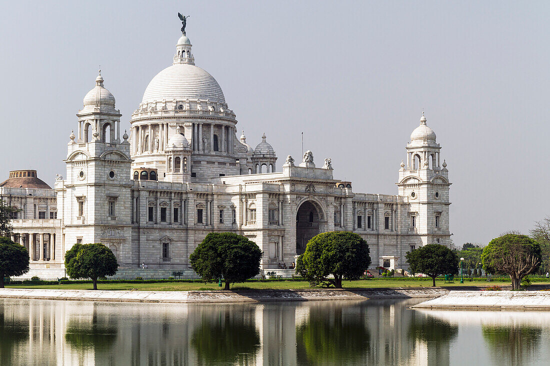 Indien,Westbengalen,Blick auf das Victoria-Denkmal,Kolkata
