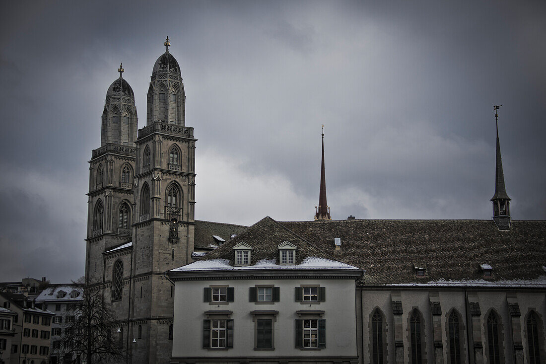 Switzerland,Grossmunster Cathedral,Zurich