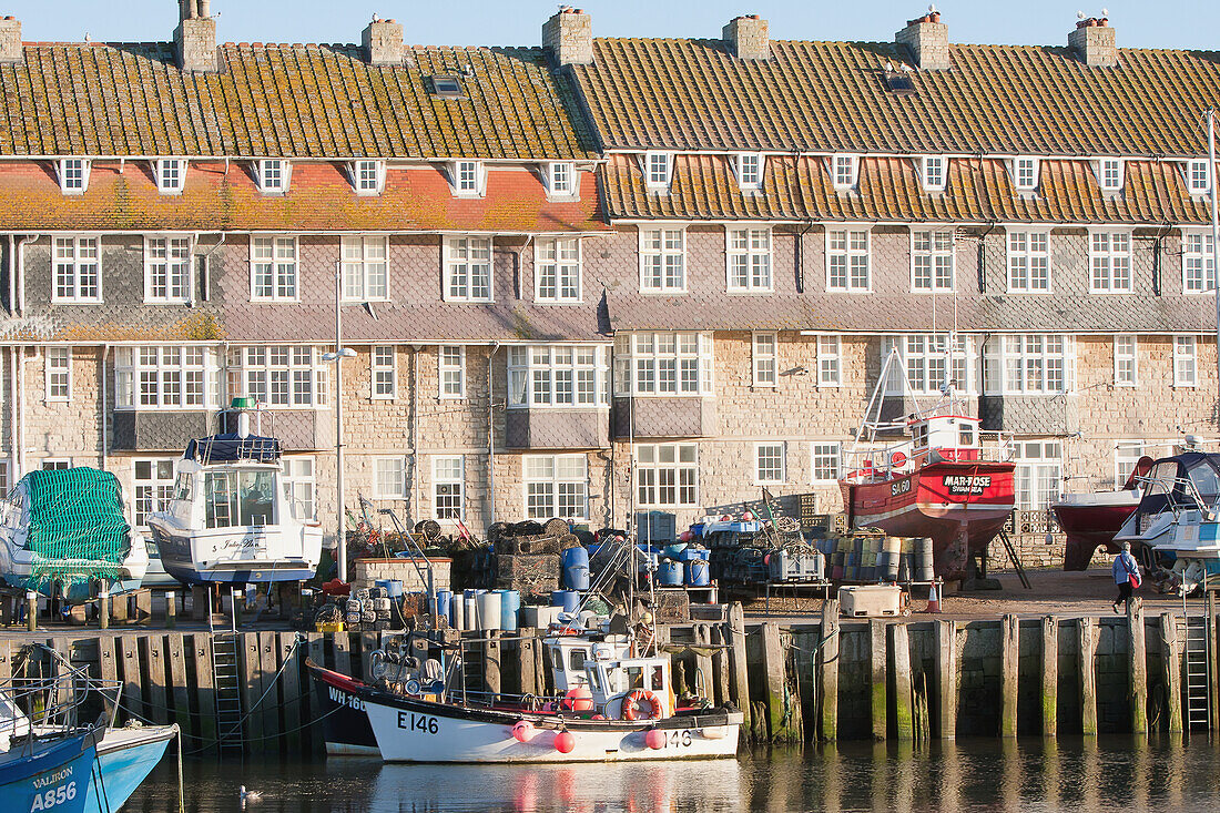 West Bay Hafen,Jurassic Coast,Dorset,England,Uk