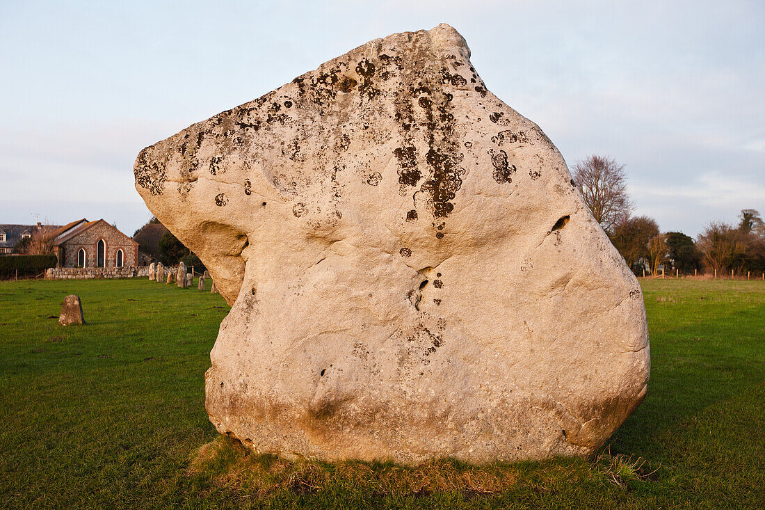 Old Rock,Avebury,Wiltshire,England,Uk