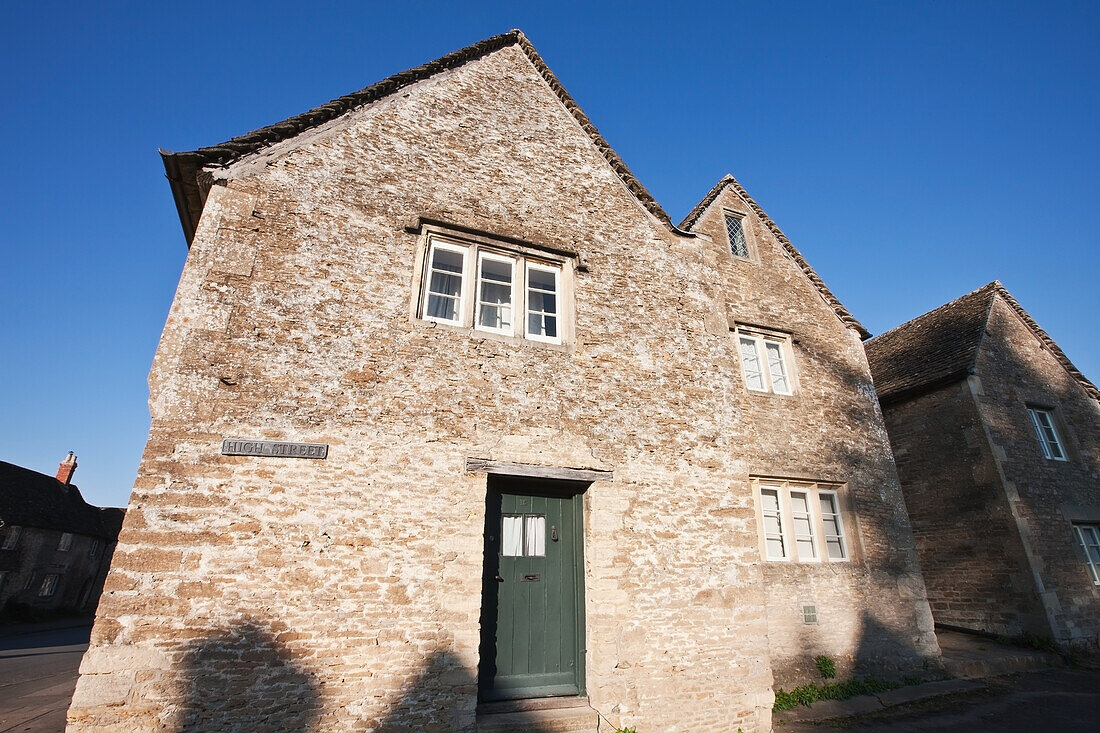 Fassade eines Hauses, Wiltshire, England