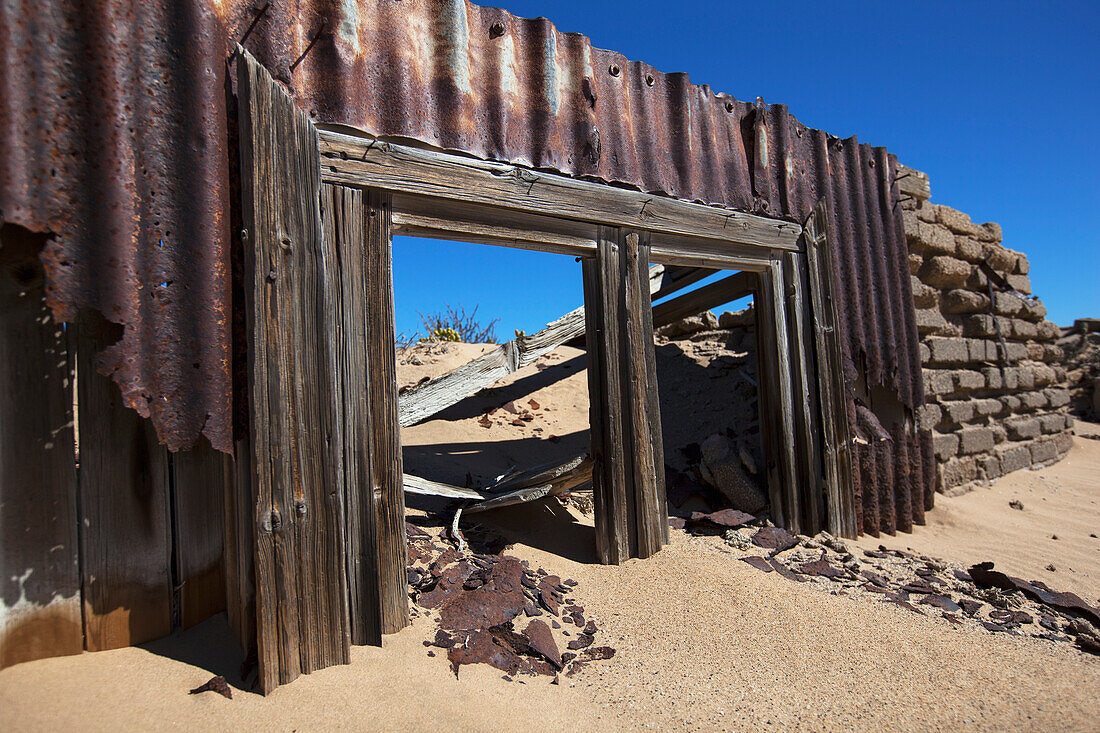 Abandoned House Full Of Sand,Kolmanskop Ghost Town,Namibia