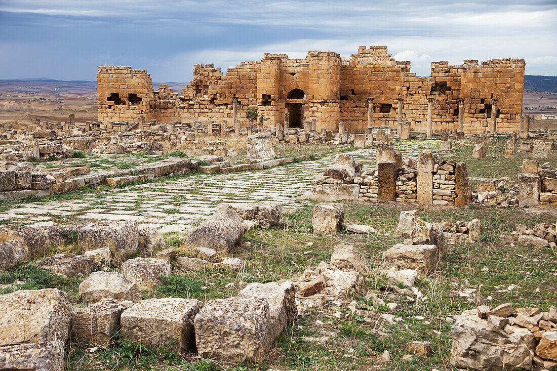 Byzantinische Festung, Madure Site, in der Nähe von Souq Ahras, Algerien