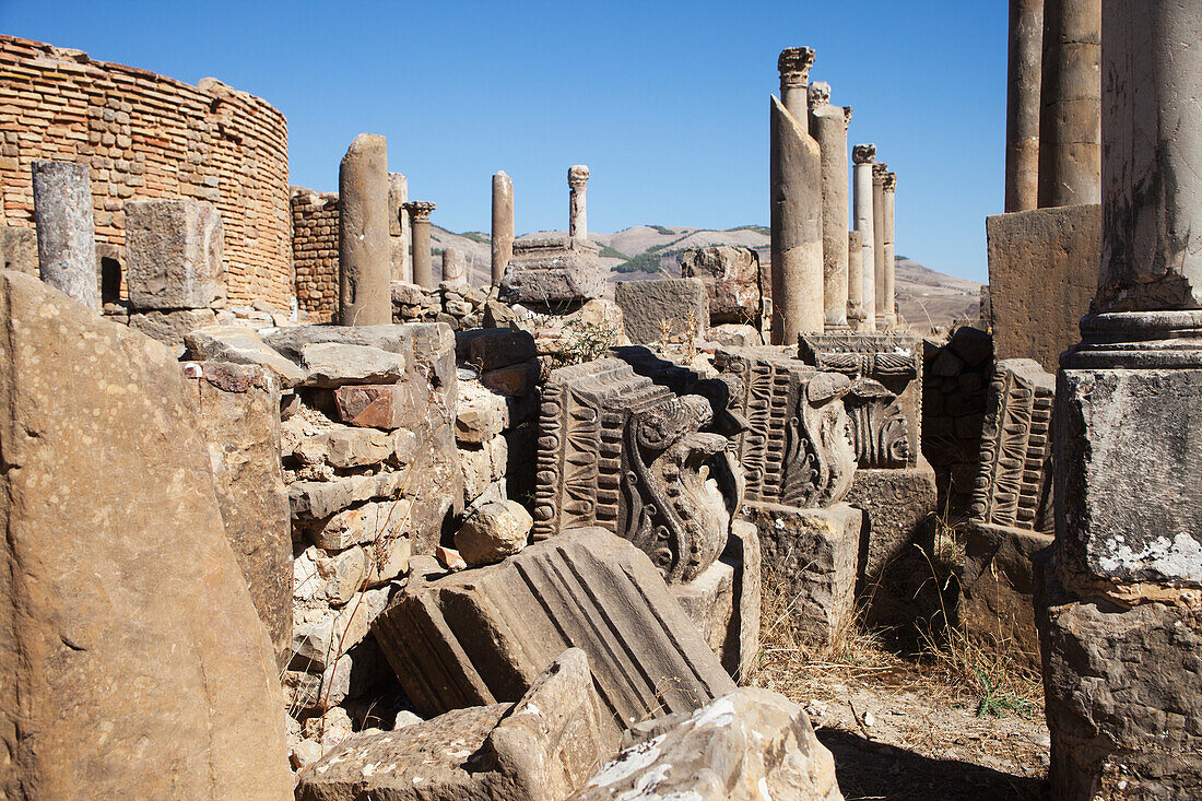 Römische Ruinen,Christliches Viertel,Djemila,Algerien