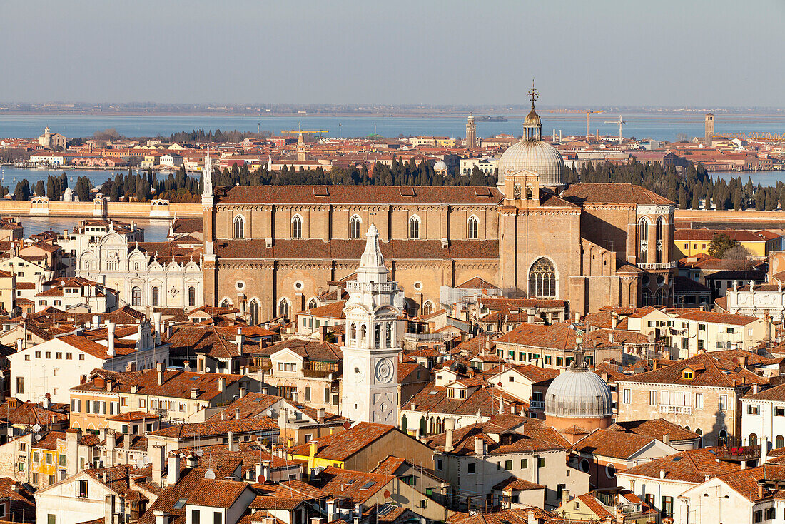 Blick auf Venedig von der Spitze des Campanile di San Marco, Venedig, Italien