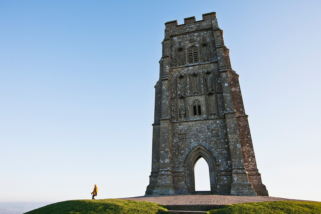 Stone Tower,Glastonbury,Somerset,England,United Kingdom