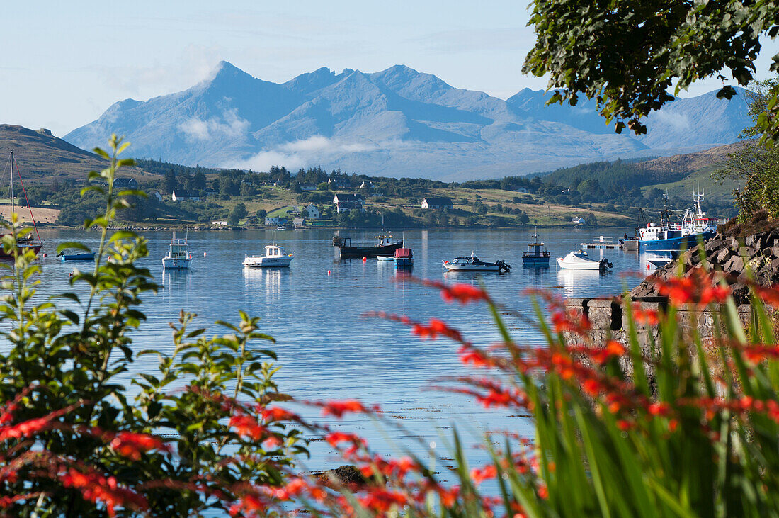 Boats In A Harbour,Skye,Scotland