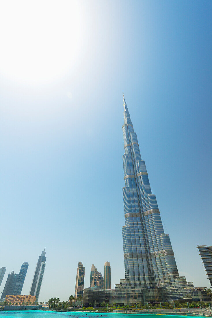 Der Burj Khalifa, Dubai, Vereinigte Arabische Emirate