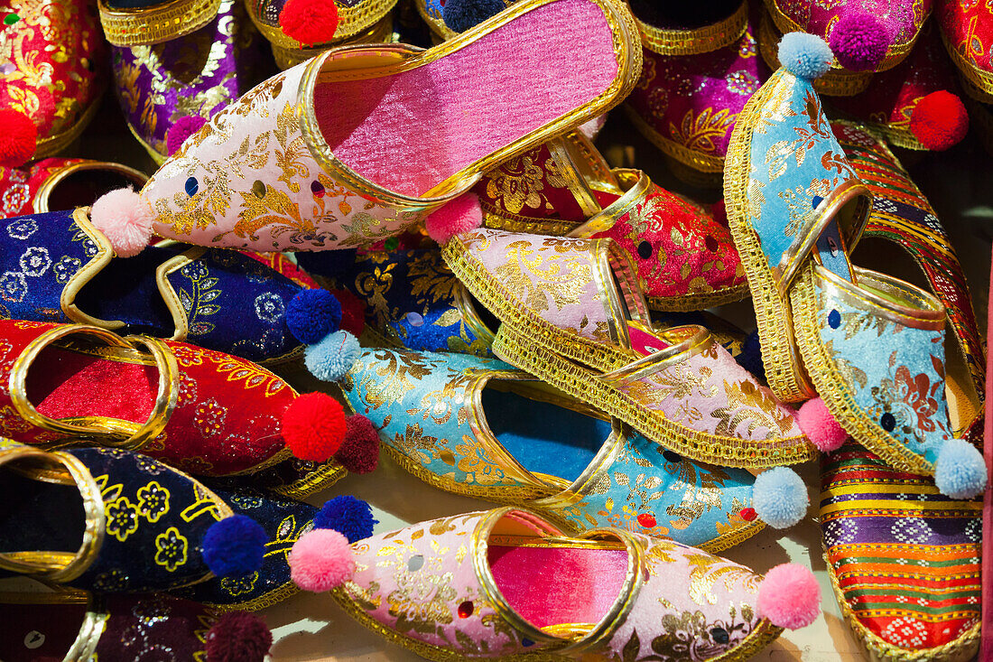 Shoes For Sale In The Spice Bazaar,Istanbul,Turkey