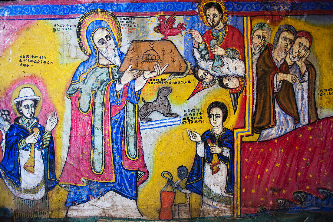 Details Von Kloster Auf Insel Im Tana-See,In der Nähe von Bahir Dar,Äthiopien