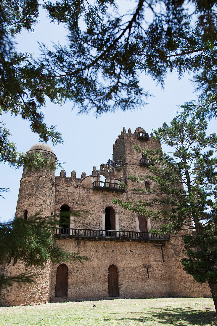 The Seventeenth Century Palace Of King Fasilides,Gondar,Ethiopia