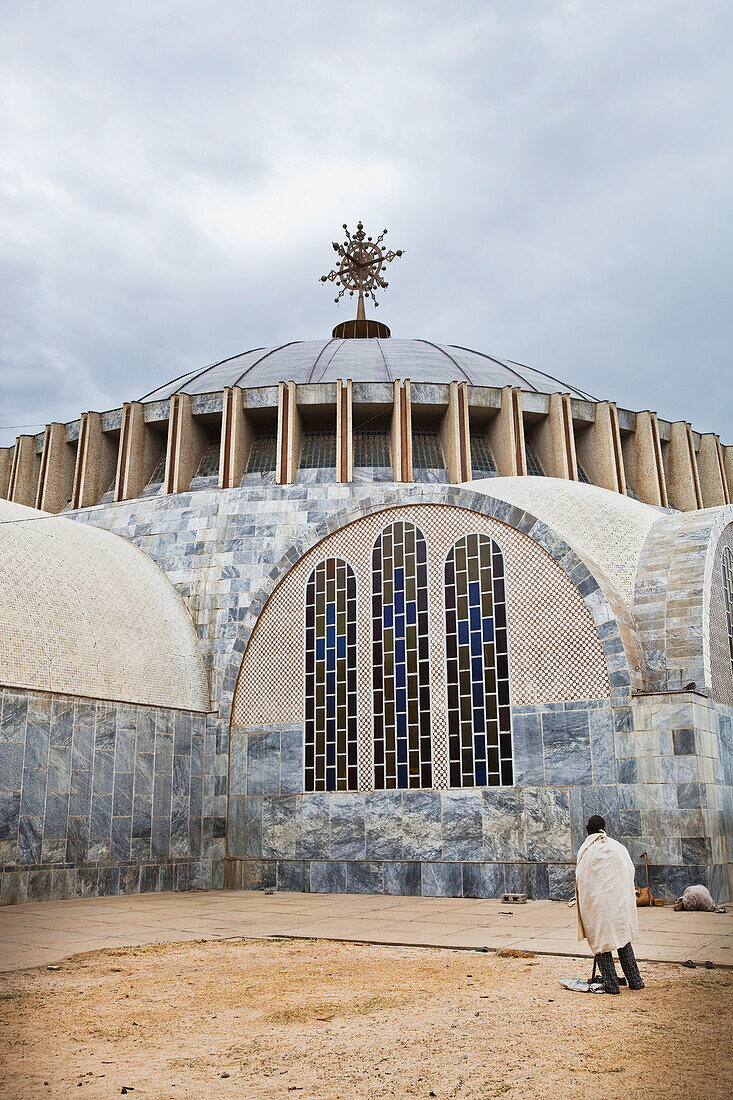 Die Kirche Unserer Lieben Frau Maria von Zion, die wichtigste Kirche in Äthiopien, Axum, Tigray, Äthiopien