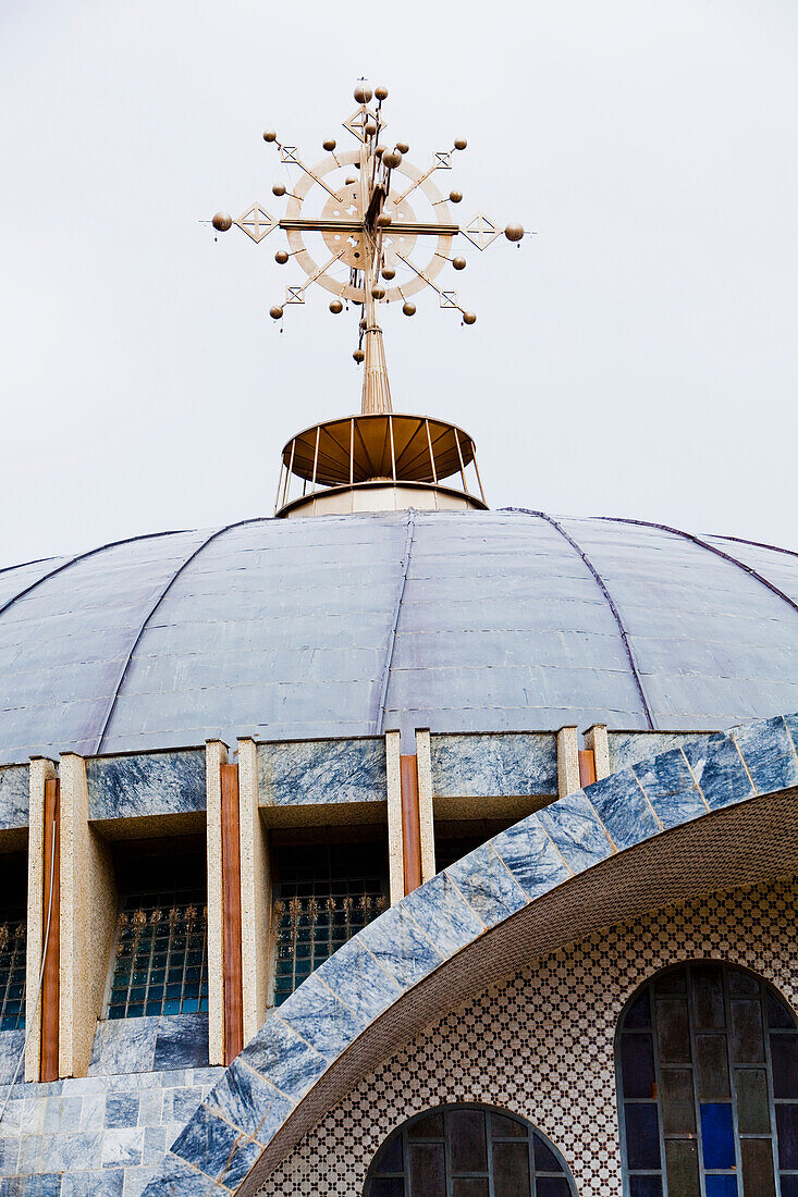 Die Kirche Unserer Lieben Frau Maria von Zion, die wichtigste Kirche in Äthiopien, Axum, Tigray, Äthiopien