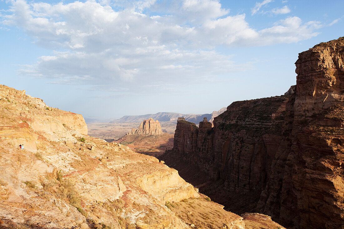 Berglandschaft auf der Gheralta-Hochebene, Region Tigray, Äthiopien