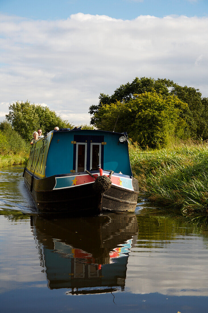 Hire Boat On Staffs And Worcs Canal Near Bratch,Wombourne,Staffs,England